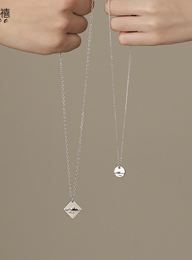 S925银情侣代写贺卡免费刻字