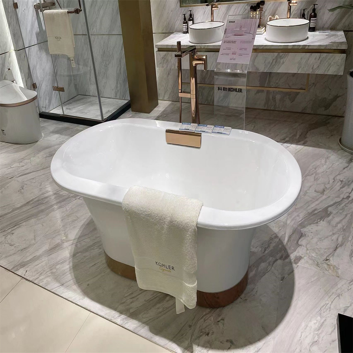 科勒 K-20379/23074/20610拂乐1.5/1.7米独立铸铁浴缸