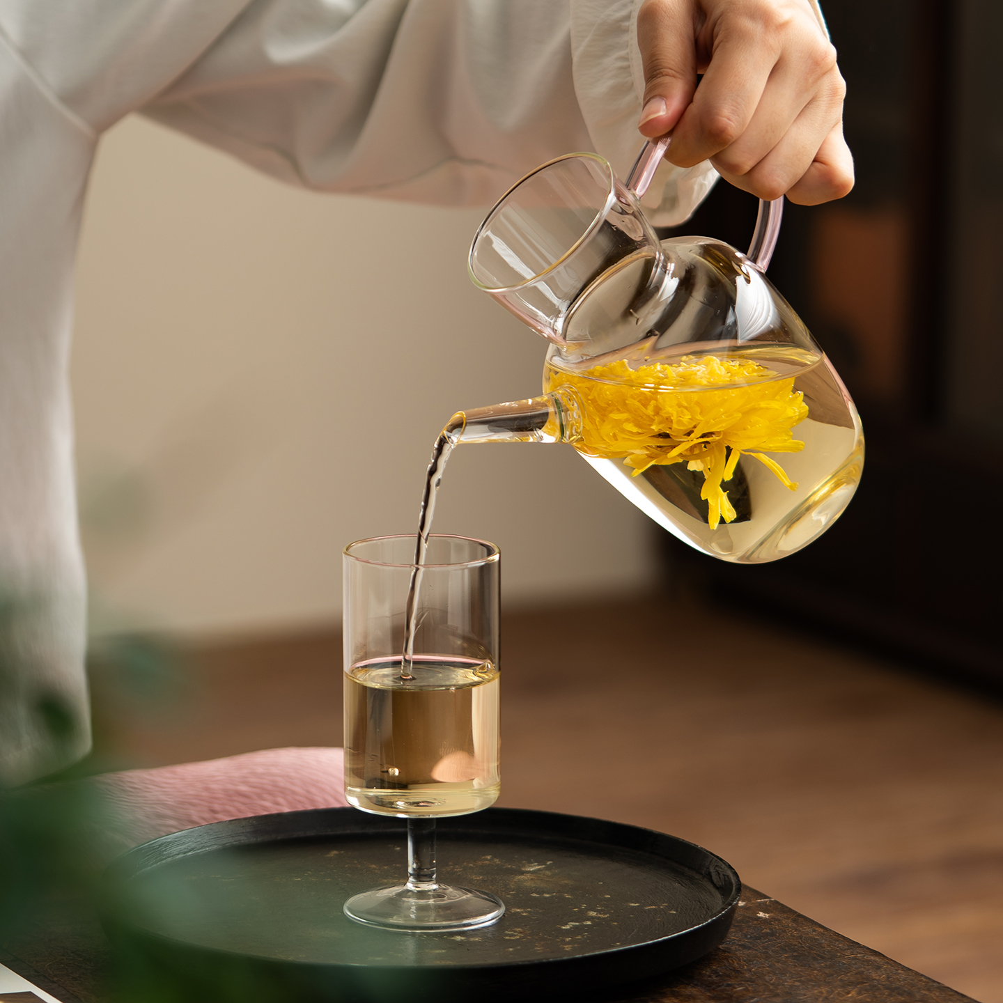 高硼硅耐热玻璃水经注茶壶