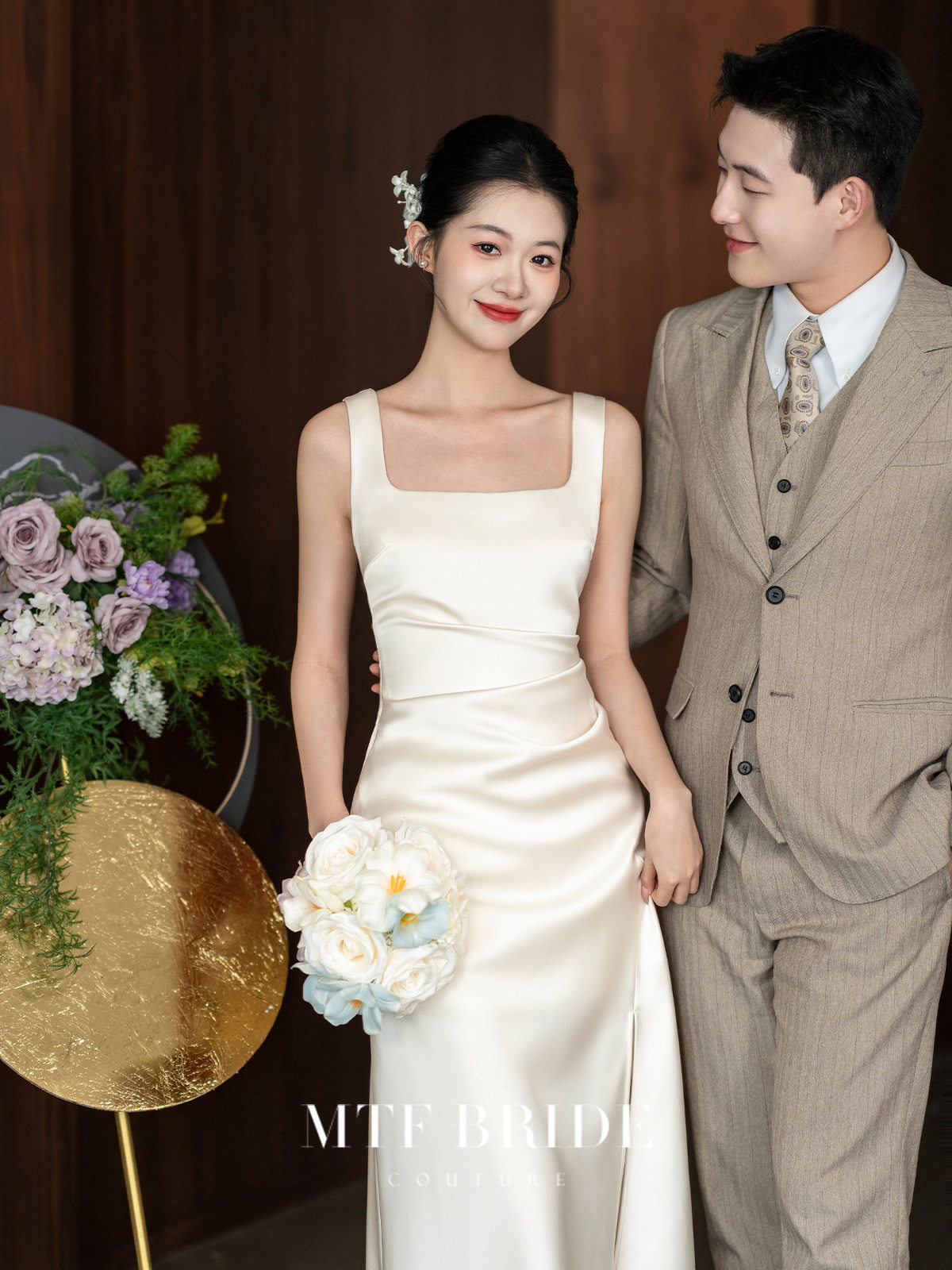 2026新款敬酒服订婚旗袍新娘新中式结婚礼服连衣裙鱼尾小个子大方