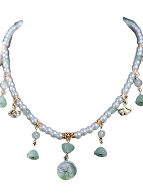 软璎珞古风项链女珍珠璎珞项圈