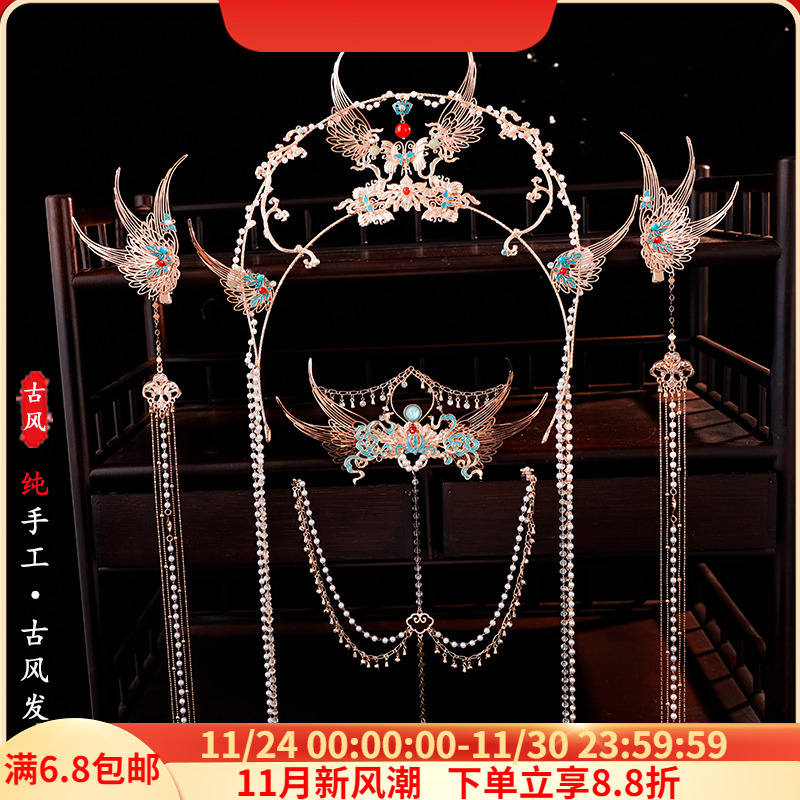 古风发饰套装复古宫廷风