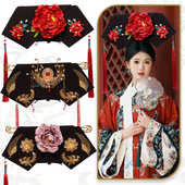 古装 清朝宫廷皇后贵妃娘娘旗头川黛格格古风造型红发饰燕尾大拉翅