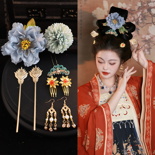 手工发饰套装复古宫廷风