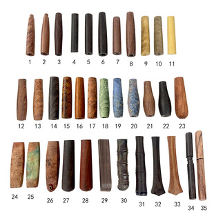 花梨瘿木固化木稳定木紫光檀 花枝木柄配件手柄刀把手 DIY制作Z2