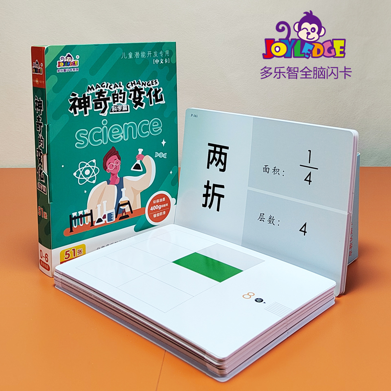 多乐智全脑开发闪卡神奇的变化