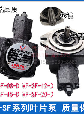 直销JUNAI液压油泵VP15叶片泵VP-SF-08-D/VPSF15D/VPSF12-D质保