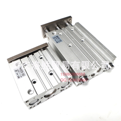 可调导杆气缸三杆三轴薄型气缸MGP32*30/50/75100/125/150重庆