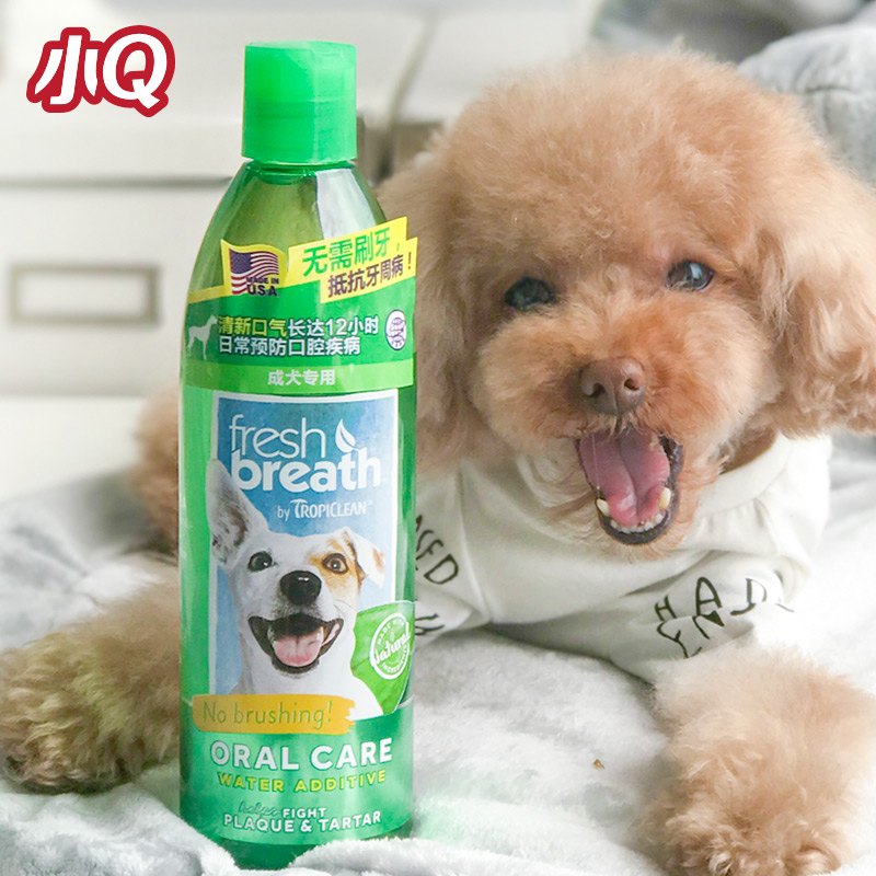 原装进口多美洁狗狗漱口水473ml