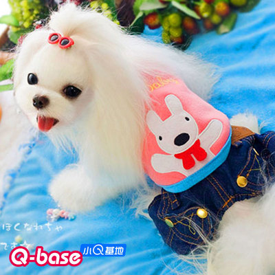 包邮abby艾比刺绣兔兔泰迪卫衣