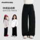 Mum 儿童春装 honey 子2026款 休闲长裤 女童裤 女孩运动裤 直筒裤