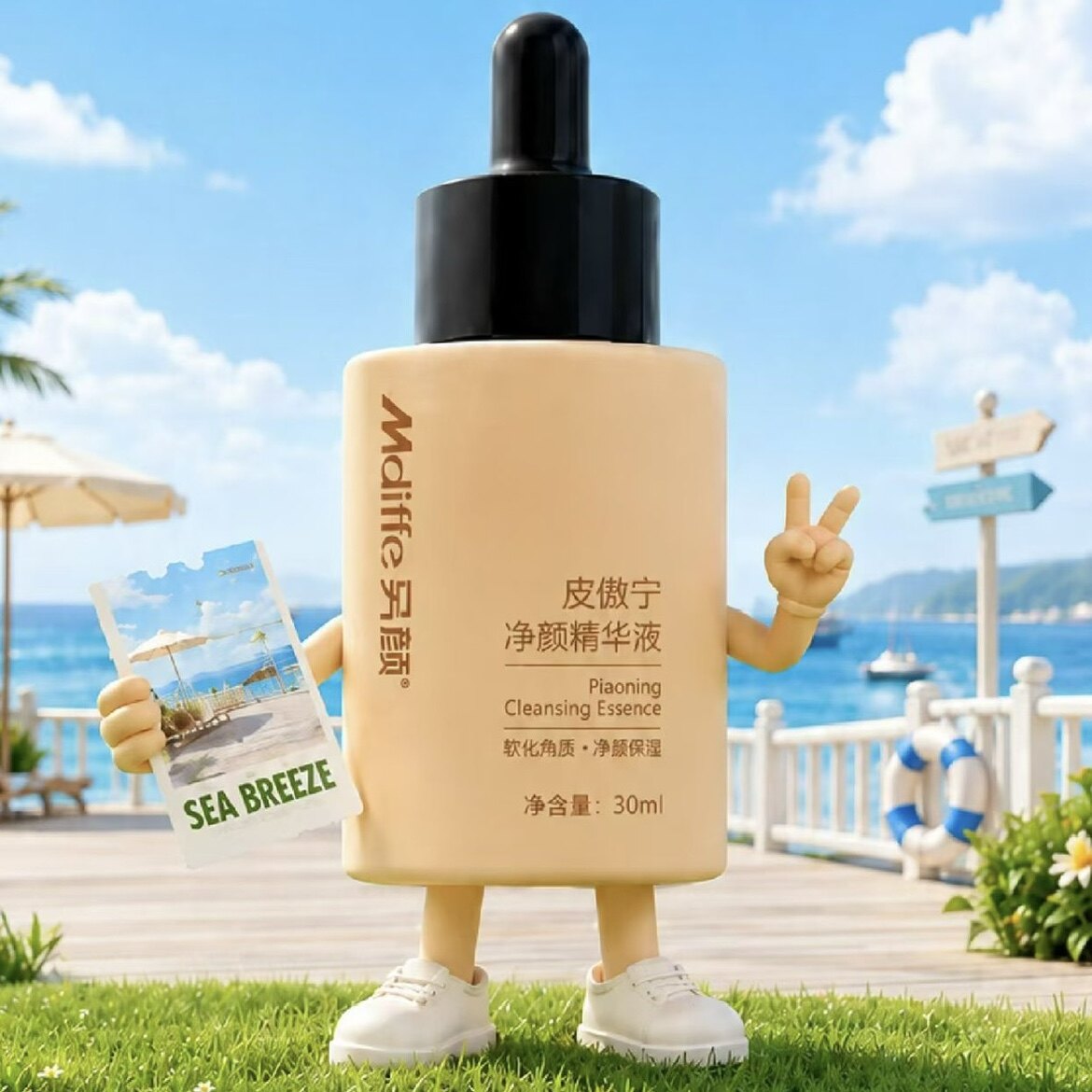 另颜皮傲宁净颜精华液30ml 刮码发货