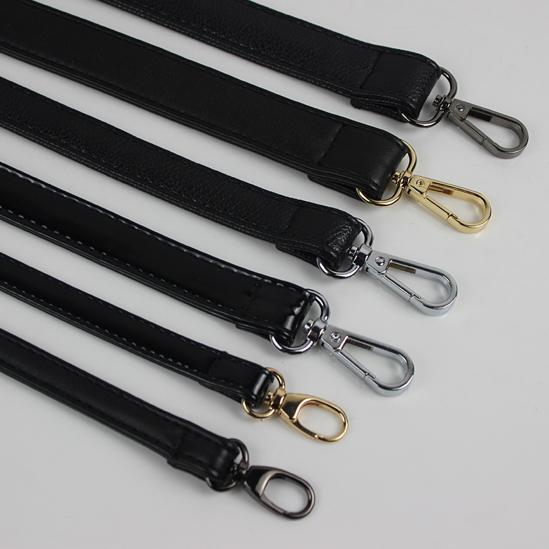 瑕疵黑色单肩斜挎配件细包带