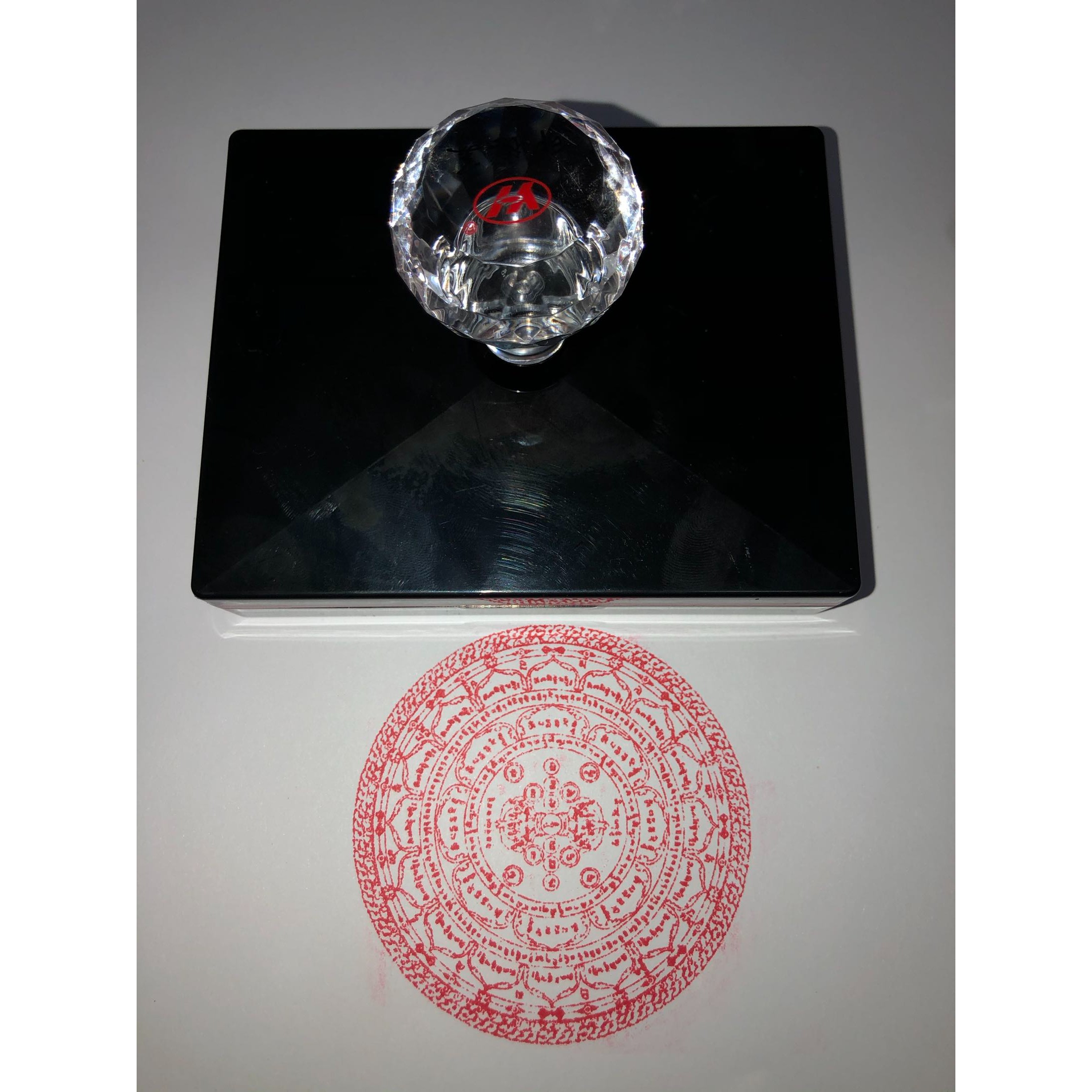 中阴救度咒轮印 印章 超解脱度咒 密宗烟供火供印版印刻板