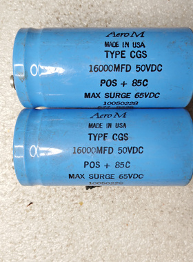 美国 Mallory 摩罗利 AeroM 50v 16000uf 螺丝脚发烧滤波电容