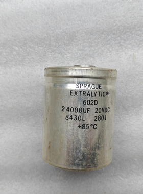 美国思碧 SPRAGUE EXTRALYTIC系列 602D 20v 24000uf 螺丝脚电容
