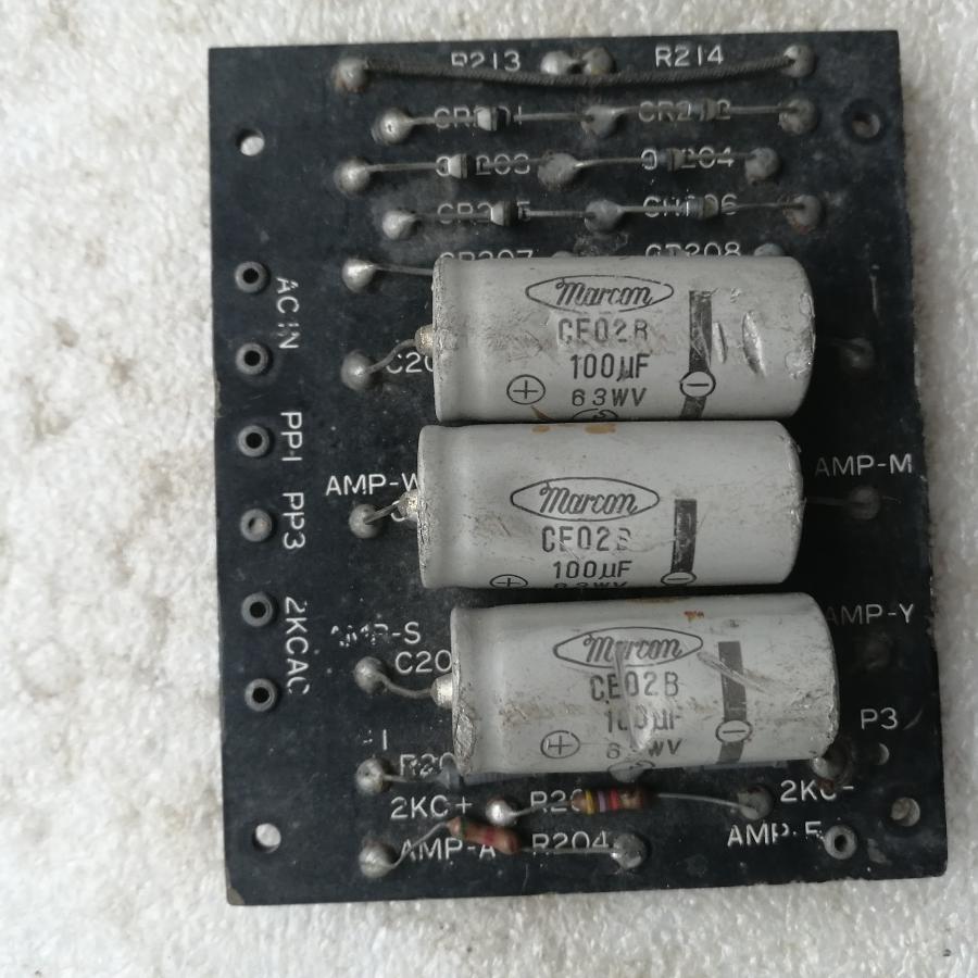 拆机日本marcon马肯 63v 100uf 轴向发烧电解电容  3只价