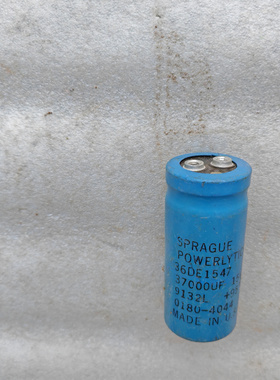 SPRAGUE 美国老思碧 36DE系列 15V 37000UF 螺丝脚发烧滤波电容