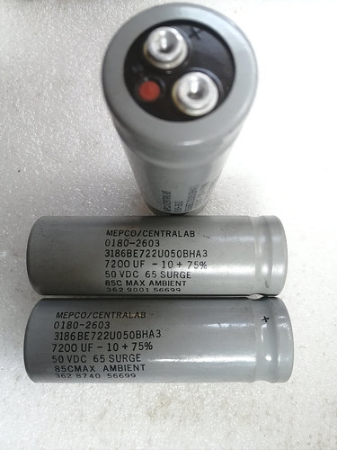 美国灰皮麦景图MEPCO 50v 7200uf 螺丝脚电容