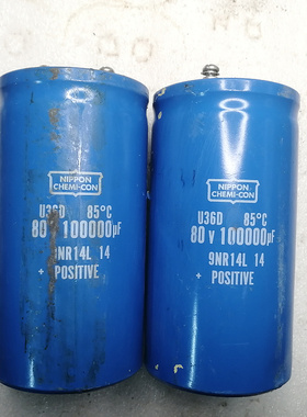 SPRAGUE美国思碧化工 U36D系列 80v 100000uf 螺丝脚发烧滤波电容