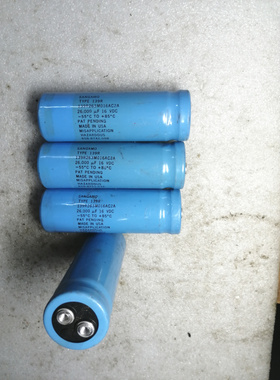 美国山猫 山姆SANGAMO 16V 26000UF 螺丝脚电容