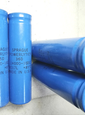 美国思碧 SPRAGUE 36D系列 10V 24000UF  胆机灯丝滤波螺丝脚电容