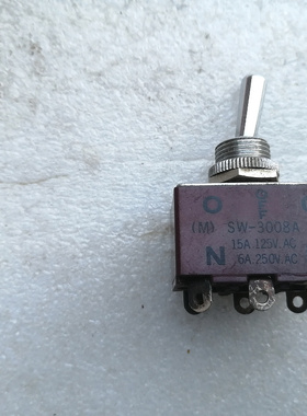 SW-3008A日本原装NKK nikkai（日开）大钮子6脚开关6脚2档250V 6A