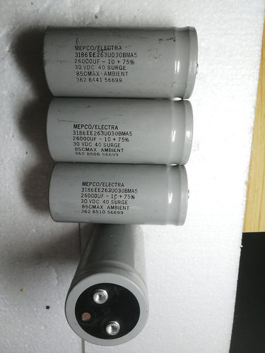 美国灰皮麦景图MEPCO 30v 26000uf 螺丝脚电容