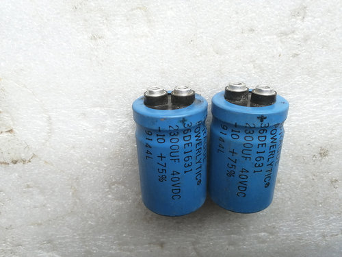 美国思碧 SPRAGUE 36DE系列 40V 2300UF 螺丝脚发烧滤波电容