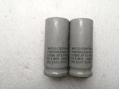 拆机 灰皮MEPCO 3487D系列 63v 12000uf 发烧滤波电容 1对价