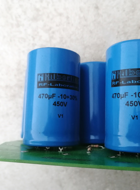 拆机 德国 hilberling 450v 470uf 高压电解电容 4只价