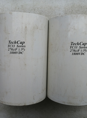TechCap薄膜电容 1800v 270uf 大电流高压薄膜无极电容 大体积