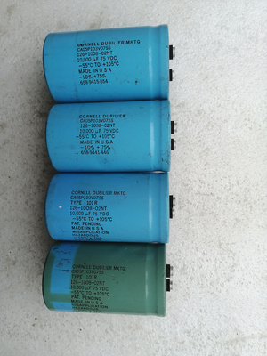拆机美国大D CORNELL DUBILIER 75v 10000uf 螺丝脚发烧滤波电容