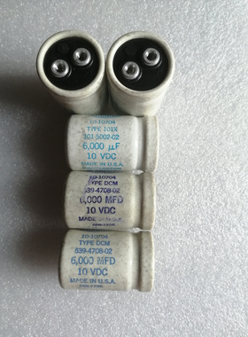 美国山猫 山姆 SANGAMO 10v 6000uf 螺丝脚电容