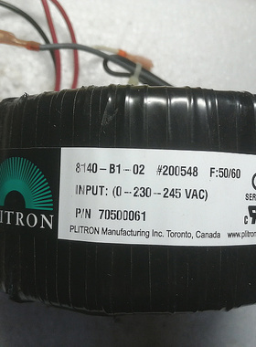 加拿大P牛 PLITRON进口变压器 功率500W 输入230V 输出双22V单16V