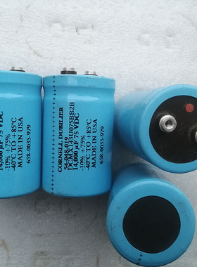 美国大D CORNELL DUBILIER DCMX系列 75V 14000UF 螺丝脚电容