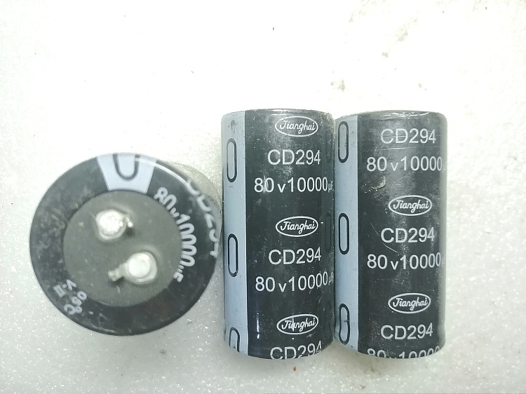拆机江海电容 CD294 80v 10000uf 滤波电解电容