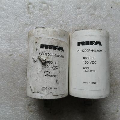 力发 RIFA PHE200系列 100v 6800uf 螺丝脚发烧滤波电容
