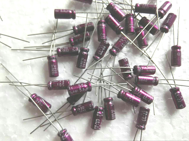 原装ELNA CE-BP 50V 5.6UF 音频耦合分频无极电容