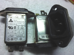 DELTA 台达 电源滤波器 电源净化器 滤波插座 250V 1A