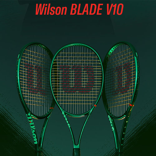 Wilson威尔胜blade v9萨巴伦卡同款V10网球拍碳素专业水鬼绿 绿刃