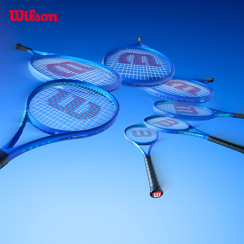 Wilson威尔胜ULTRA V5 25新款小蓝拍男女全碳素专业训练网球拍