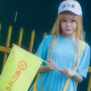 甜瓣啦啦队工作细胞血小板cosplay衣服帽子短裤道具鞋子旗子动漫