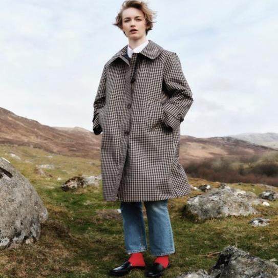美式复古千鸟格 机能硬壳防水风衣 防水防风  英国阴雨天可以穿,男装,风衣,淘宝优惠券,粉丝福利购,淘宝优惠卷