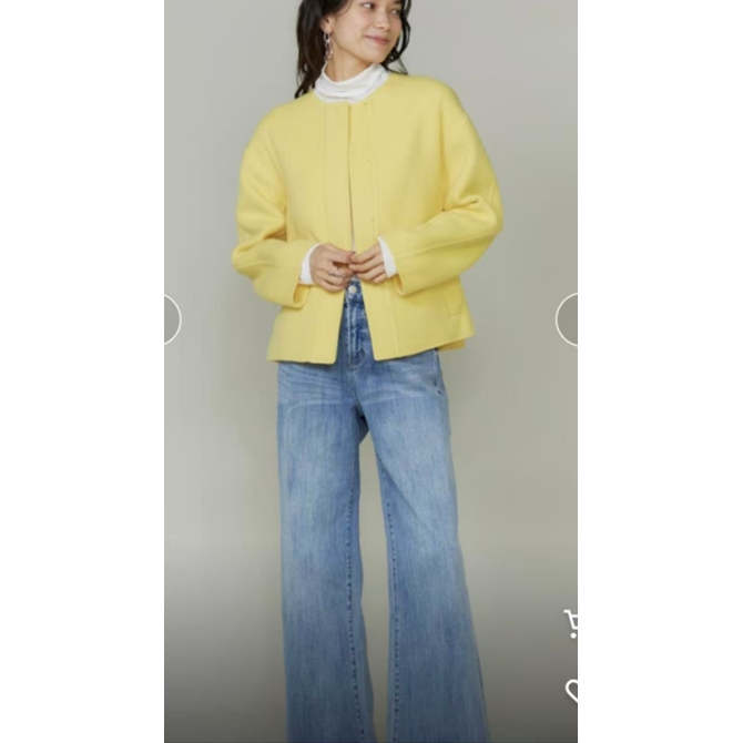 6万 2026新款高端ine@ 简约设计短款羊毛大衣