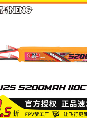 GNB 高能 5200mAh 12S 44.4V 110C600到700级电动直升机 电池
