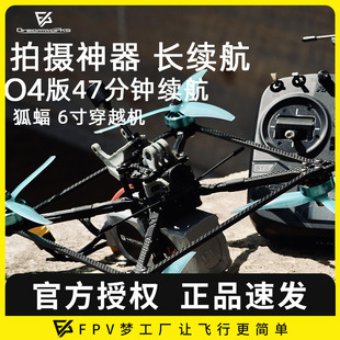 Pro FPV 6寸 DJI方框数传47分钟长续航穿越机到手飞 狐蝠