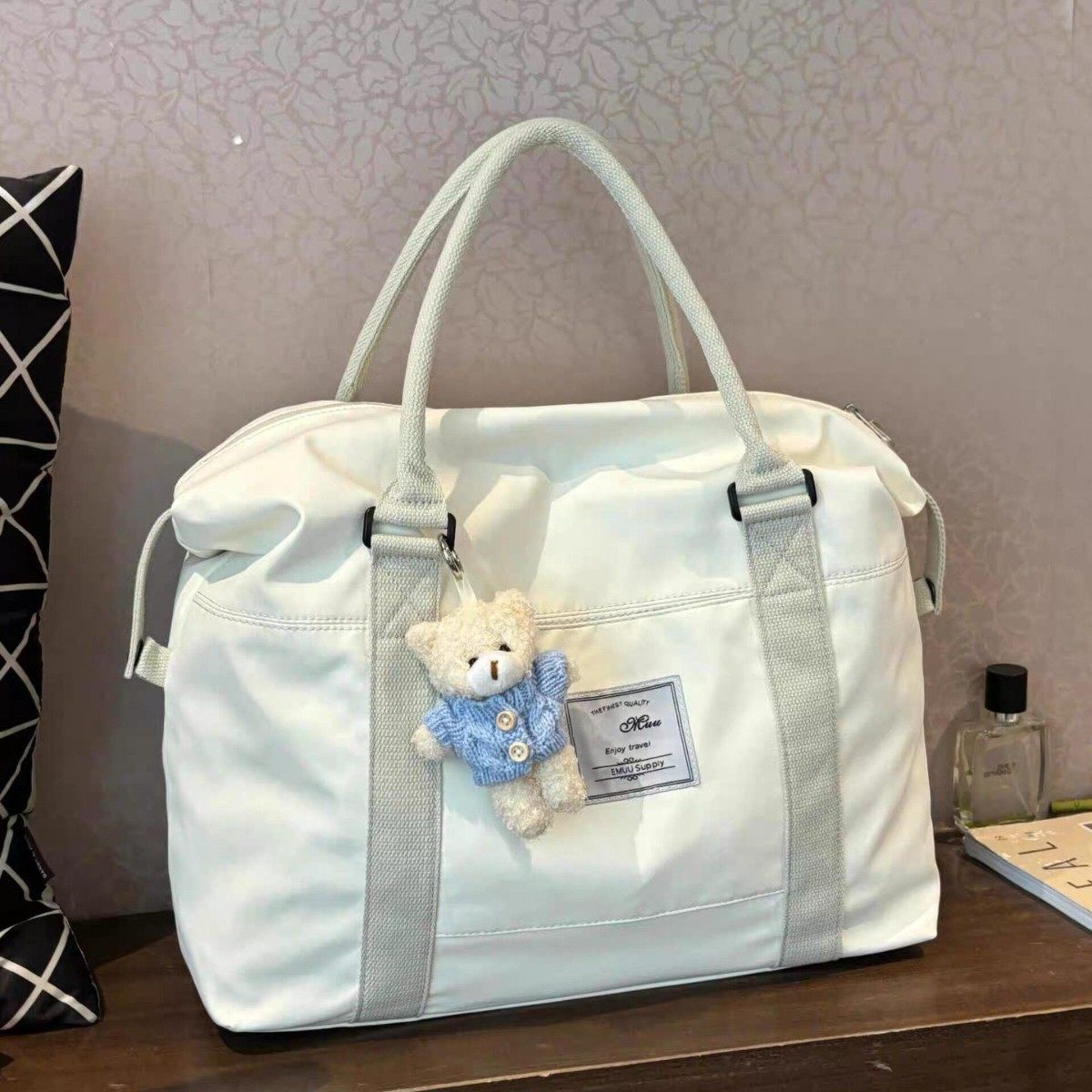 有趣琳 2025新款大容量高颜值短途收纳旅行包可套拉杆箱手提,箱包皮具/热销女包/男包,小方包,淘宝优惠券,粉丝福利购,淘宝优惠卷