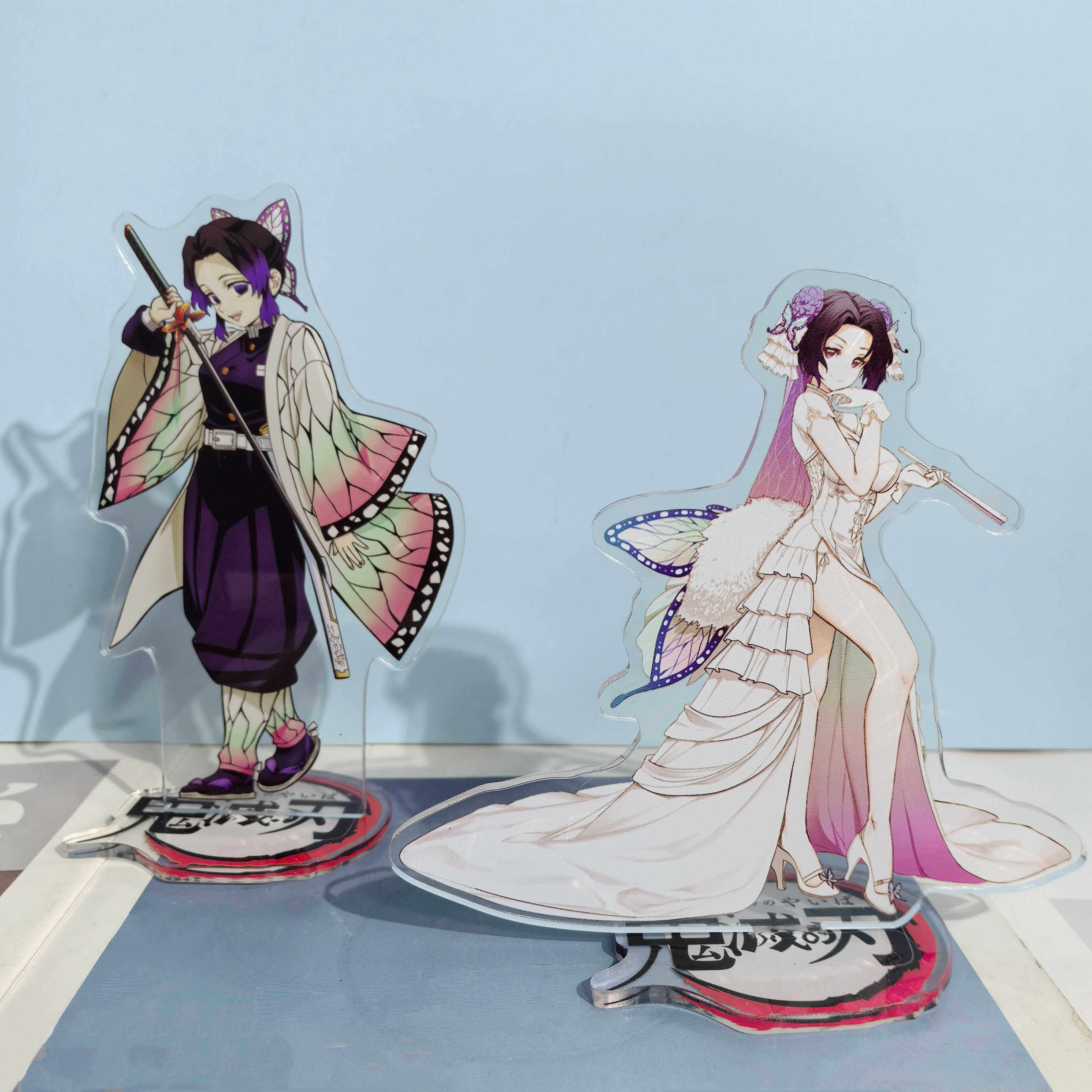 虫柱蝴蝶忍亚克力立牌摆件动漫鬼灭之刃周边鬼杀队九柱礼物高颜值