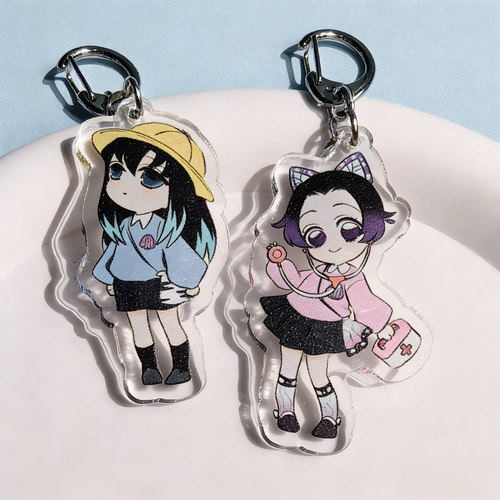 鬼灭之刃校服动漫周边钥匙扣挂件